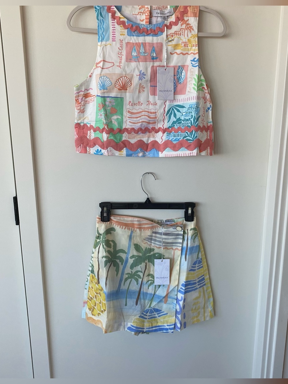Prosperina Two-Piece Co-ord Top and Skort, XS